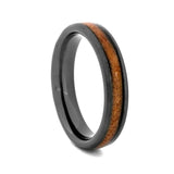 Women's 3mm Tennessee Whiskey Wedding Band SR Charred III made from Jack Daniels Barrel wood by Steel Revolt