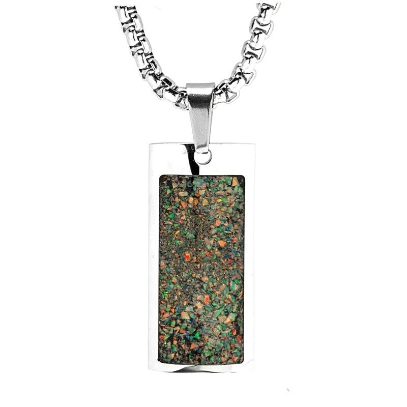Crushed opal pendant discount
