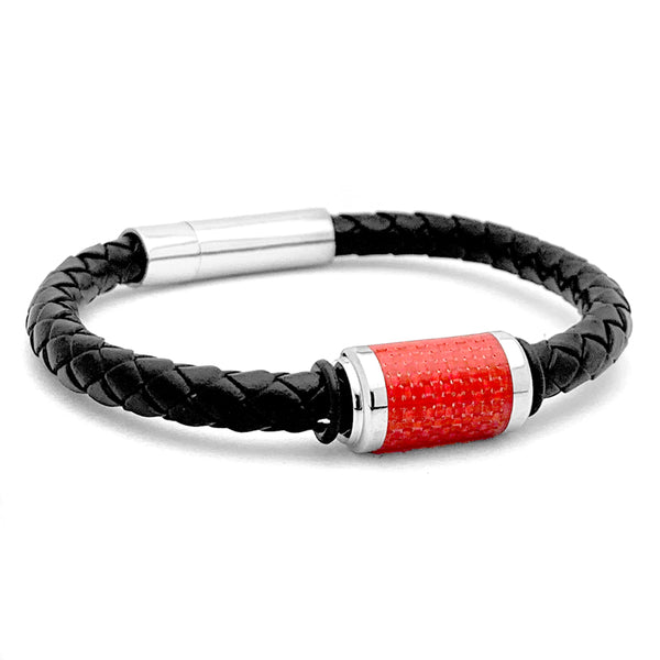 Red Carbon Fiber Bracelet