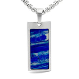 Siberian Blue Agate Pendant