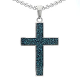 Turquoise Cross Pendant - Medium