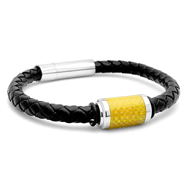 Gold Color Carbon Fiber Bracelet