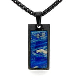 Siberian Blue Agate Pendant